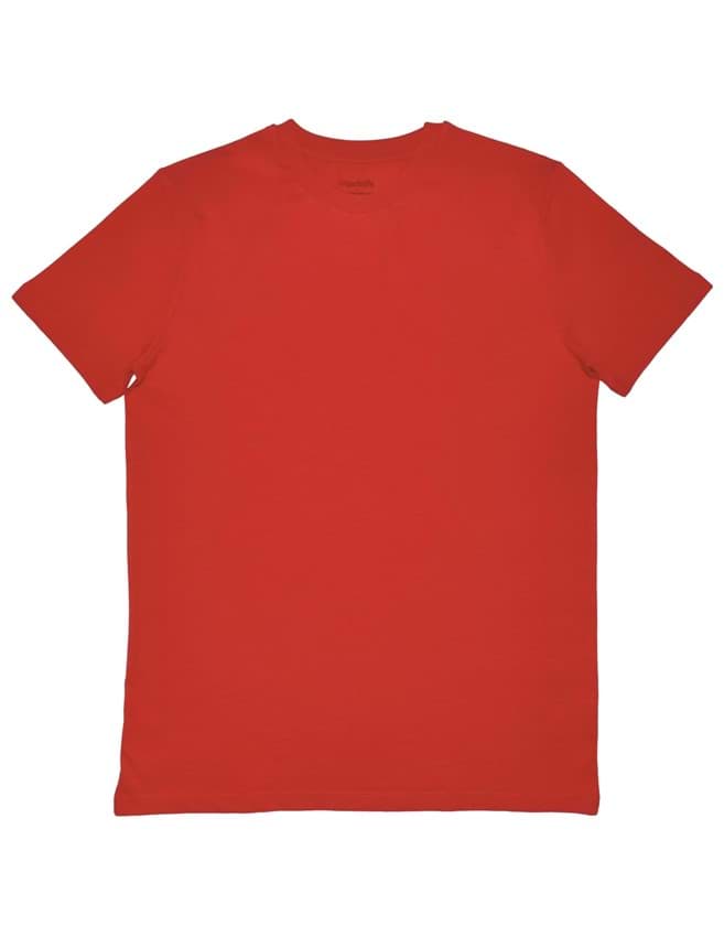 Basic Erkek Flamlı Kırmızı Kısa Kol T-shirt resmi